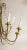 Brass 1960's Tommi Parzinger Style Brass and Crystal Chandelier For Sale - Image 8 of 13
