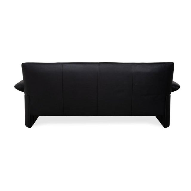 Leather Two-Seater Black Sofa with Manual Function by Jori Linea For Sale - Image 13 of 15