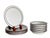 Offered is a set of Dansk Bistro collection dinner plates and rimmed bowls in the Christianshavn pattern, rarely found in...