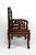 Asian Armchairs with Bats and Cranes, 1880s, Set of 4 For Sale - Image 5 of 18