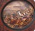 Large Hand-Painted Wall Charger Plate Depicting Roman Battle with Semi Nude Sabine Woman, 1866 For Sale - Image 17 of 18