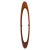 Brown Vintage Italian Teak Wall Mirror by Franco Campo & Carlo Graffi for Home For Sale - Image 8 of 8