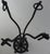1920s Late 19th Century Victorian Wrought Iron Plant Stand With Rings For Sale - Image 5 of 11