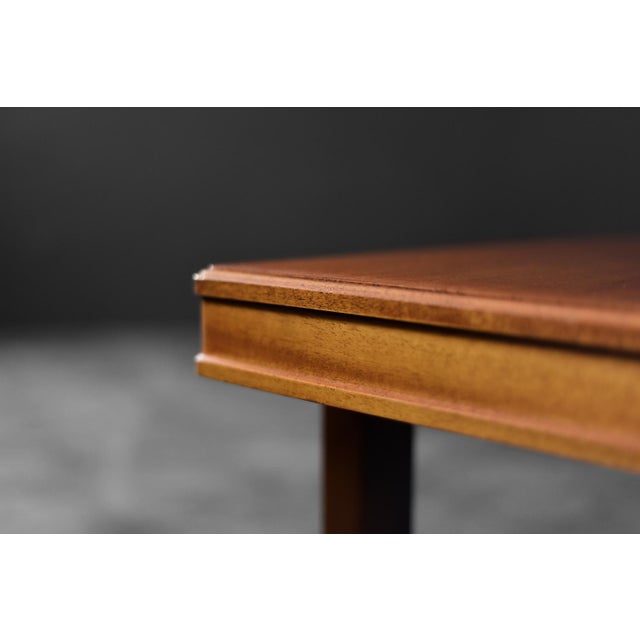 Brown Vintage Scandinavian Mahogany Coffee Table from Tranås Möbelfabrik Ab, 1950s For Sale - Image 8 of 11