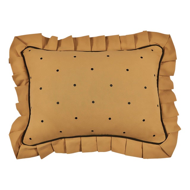 Panna Cotta Dolce Dots Cushion by Ceraudo For Sale