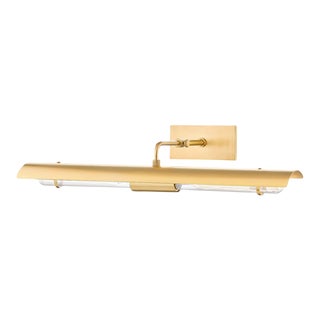 Mitzi Raelynn 2-Light Picture Light, Aged Brass - 22.5" For Sale