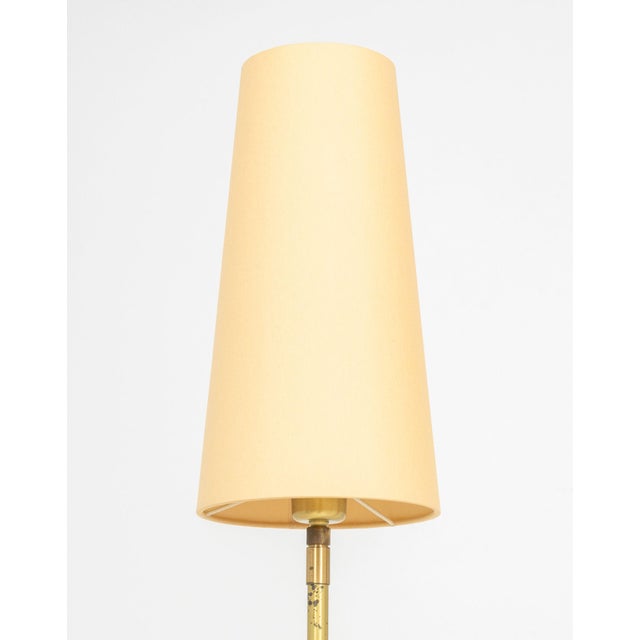 Contemporary Holtkoetter Leuchten Brass Floor Lamps, Pair For Sale - Image 3 of 7