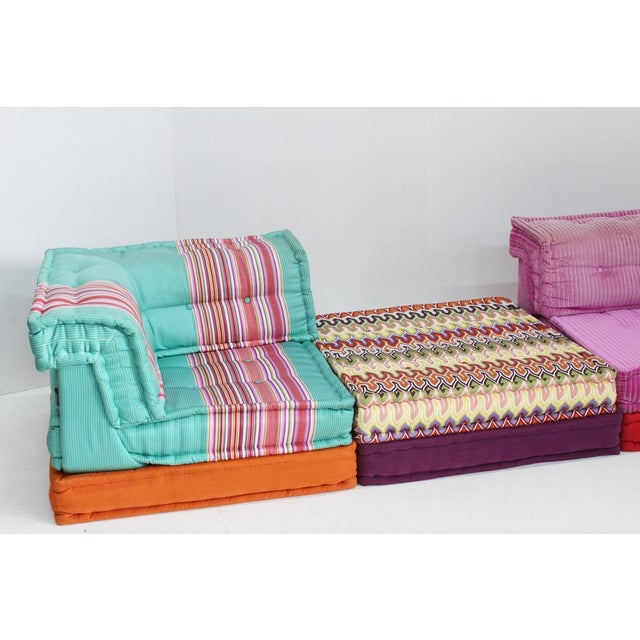Mah Jong Sofa by Hans Hopfer and Kenzo Takada for Roche Bobois, 1970s, Set of 11 For Sale - Image 9 of 16