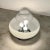 Large and impressive table lamp with the iconic 'flying saucer' shape typical of late 60s / early 70s creations. this lamp...