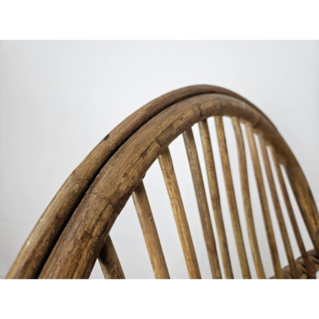 Vintage Wicker Armchairs, 1970, Set of 4 For Sale - Image 9 of 16