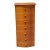Late 20th Century Scandinavian Modern Style Italian Cherry Osiery Lingerie Chest of Drawers For Sale