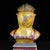 Stone Vintage Shoushan Stone Guanyin Bust With Polychrome Details For Sale - Image 7 of 10