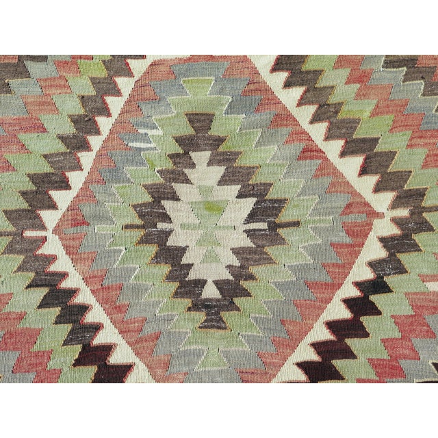 1960s Turkish Handmade Area Rug For Sale - Image 10 of 13