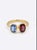 Natural Blue Sapphire 5.20cts & Morganite 2.80cts Ring in 18k Gold For Sale In New York - Image 6 of 8