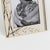 Umberto Mascagni White and Gilt Aluminum Picture Frame, Italy 1970s For Sale - Image 9 of 10