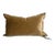 Havane French Velvet Lumbar Pillow For Sale