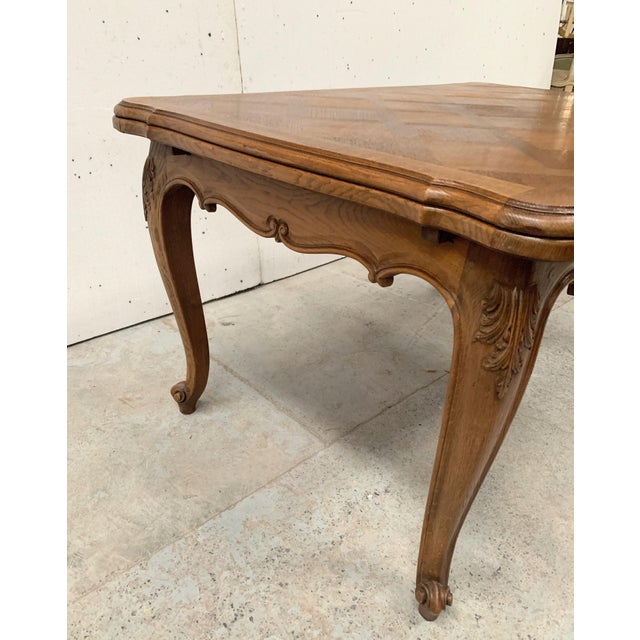 Louis XV Style Table in Oak For Sale - Image 6 of 10