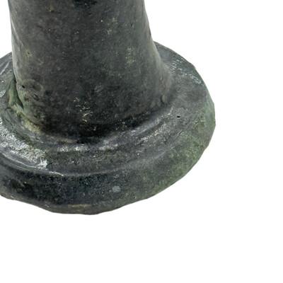 Moroccan 1970s Moroccan Tamegroute Glazed Candlestick Holder For Sale - Image 3 of 4