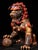 Chinese Monumental Pair of Vintage Gilt Bronze & Cinnabar Guardian Lions – Large Temple Foo Dogs For Sale - Image 3 of 12