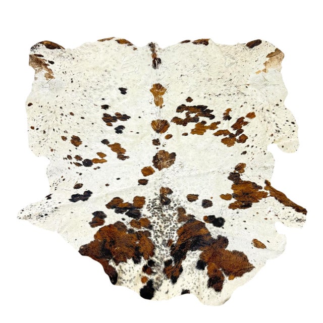 Vintage White Cowhide Rug, 1960s For Sale - Image 6 of 8