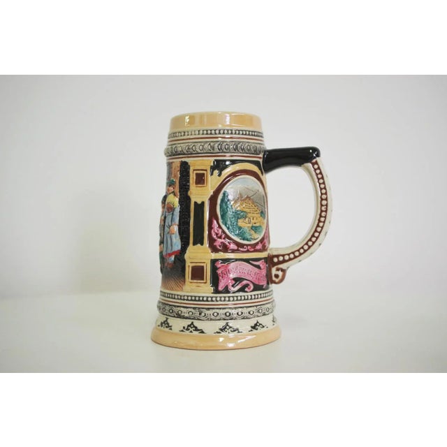 Porcelain Beer Mugs, 1980s, Set of 3 For Sale - Image 6 of 12