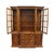 High End Vintage Solid Mahogany Traditional Style 67" Lighted Display Breakfront China Cabinet For Sale - Image 4 of 12