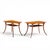 Mid-Century Modern t.h. Robsjohn Gibbings for Widdicomb Mid Century Bleached Mahogany Sabre Side End Tables - Pair For Sale - Image 3 of 12