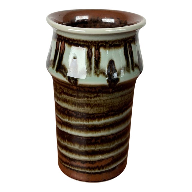 Mid-Century Modern Danish Studio Pottery Vase by Svend Aage Jensen for Søholm, 1960s For Sale