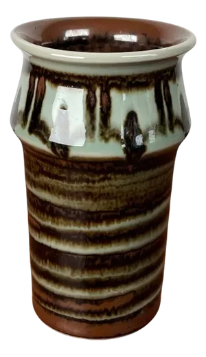 Mid-Century Modern Danish Studio Pottery Vase by Svend Aage Jensen for Søholm, 1960s