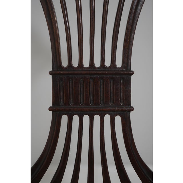 Set of Six Stickley Shield Back Mahogany Dining Room Chairs For Sale - Image 15 of 18
