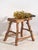 Antique Stool in Elm, 1900s For Sale - Image 9 of 10