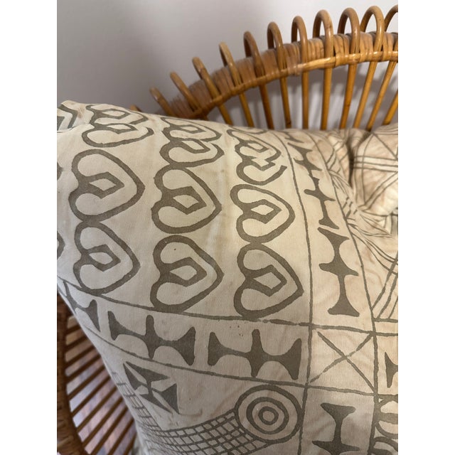 1980s Fortuny Ashanti Pattern Down Cushions For Sale - Image 5 of 10