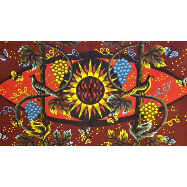 Abstract Jean Picart Le Doux — Le Soleil Et La Vigne Contemporary Tapestry For Sale - Image 3 of 6