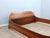 Italian Curved Walnut Bed Frame with Storage Headboard, 1970s For Sale - Image 9 of 18