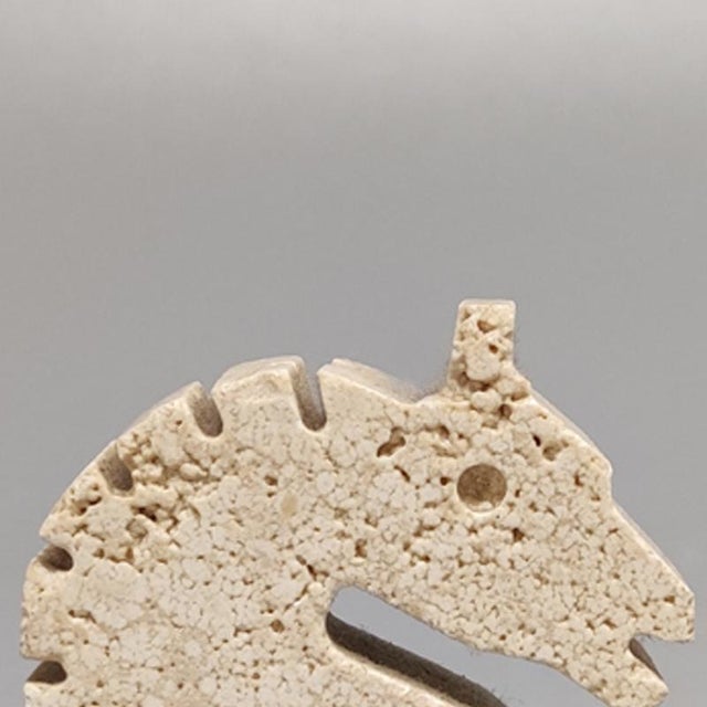 1970s Travertine Horse Sculpture by Mari for F.lli Mannelli For Sale - Image 5 of 8