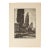 1930s “Pompeii - Street of the Tombs” Woodcut Print by Nino Finamore For Sale