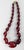 20th Century Art Deco Cherry Amber Bakelite Graduated Bead Necklace For Sale - Image 4 of 11