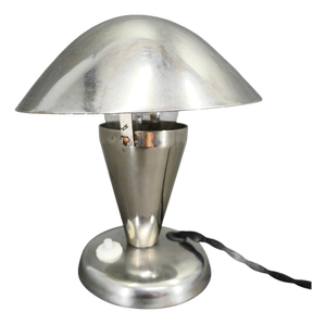 Bauhaus Chrome Table Lamp with Adjustable Shade, 1930s