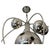 Reggiani Mid-Century Modern Italian Space Age Chrome Chandelier from Reggiani, 1960 For Sale - Image 4 of 6