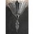 Scenographic venetian "rigadin"wall sconce in trasparent murano glass. imperial wall sconce in contemporary and luxury...