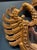 19th century Italian giltwood crest. Featuring elaborate carvings and a mirror in the middle. An elegant piece! Circa 1880...
