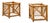 Rattan Baskets from Vivai Del Sud, 1970s, Set of 2 For Sale