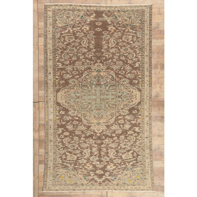 Antique Persian Bakhtiari Rug, 06'05 X 10'11 For Sale - Image 10 of 10