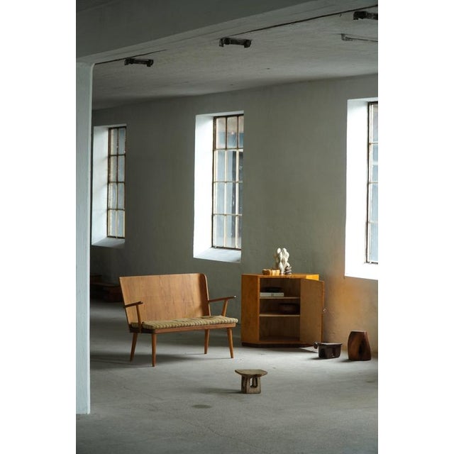Swedish Fur and Pine Bench by Göran Malmvall for Karl Andersson & Söner, 1950s For Sale - Image 18 of 18