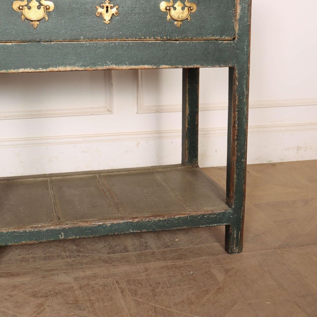 English Painted Pot Board Dresser For Sale - Image 4 of 15