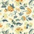 Sample- Schumacher Alana Floral Vine Fabric in Apricot For Sale