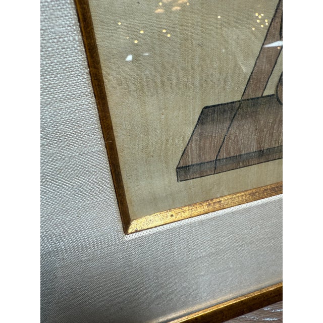 Textile Chinese Ancestral Portraits on Silk, Set of Two For Sale - Image 7 of 12