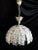 Vintage Ceiling Lamp with Gold-Colored Metal Elements and Cut Crystal Glass Trim, 1970s For Sale - Image 10 of 10