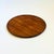 Mid-Century Modern Large Circular Teak Tray For Sale - Image 3 of 10