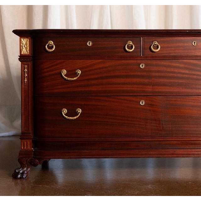 French Antique French Mahogany Chest of Drawers For Sale - Image 3 of 13